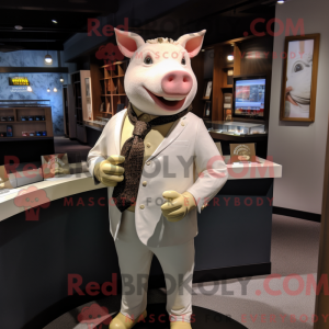 Costume mascotte de cochon...