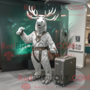 Silver Irish Elk mascot...