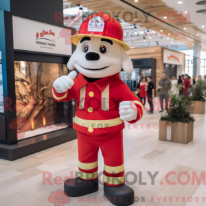 Fire Fighter maskot kostume...