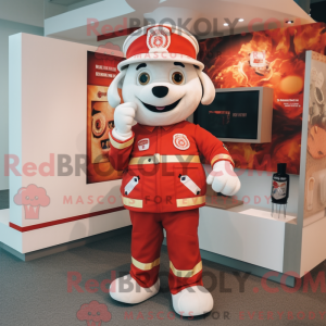 Fire Fighter maskot kostume...