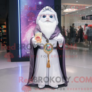 White Wizard maskot kostume...