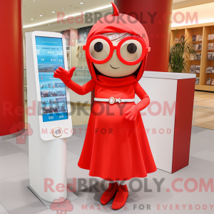 Red Ray-maskotdraktfigur...