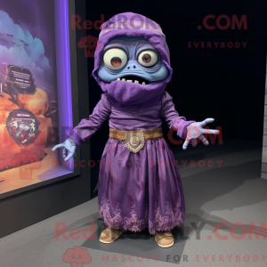 Disfraz de mascota Purple...