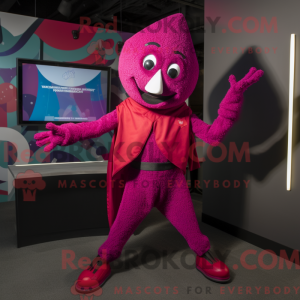 Magenta Acrobat maskot...