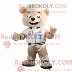 Disfraz de mascota Beige...