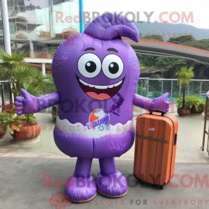 Lilla Candy maskot kostume...