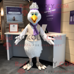 Lavendel kylling maskot...