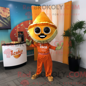 Postava maskota Orange...