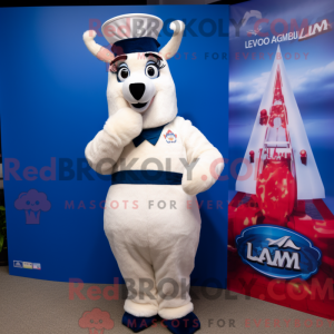 Costume mascotte de lama...