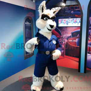Costume mascotte de lama...