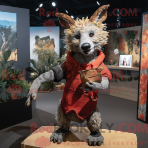 Rust Hyene maskot drakt...