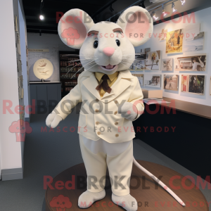 Cream Mouse maskot...