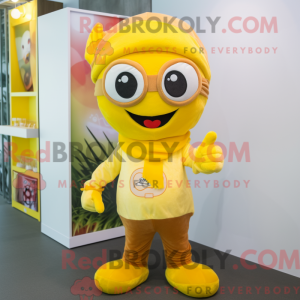 Gul Moussaka maskot kostume...