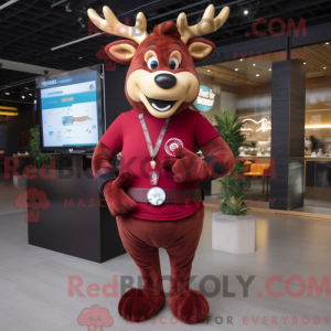 Postava maskota Maroon Elk...