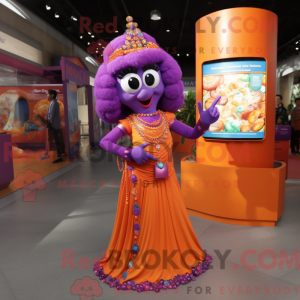 Postava maskota Purple...