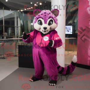 Disfraz de mascota Magenta...