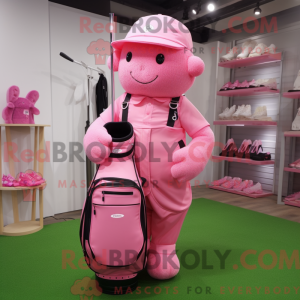 Rosa Golf Bag maskot...