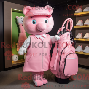 Rosa Golf Bag maskot...