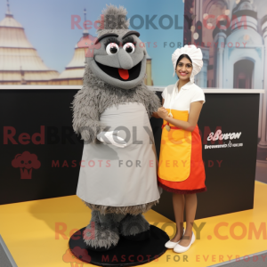 Gray Biryani mascot costume...