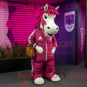 Disfraz de mascota Magenta...