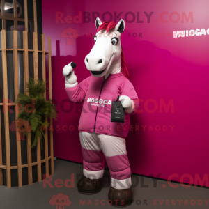Magenta Quagga maskot...