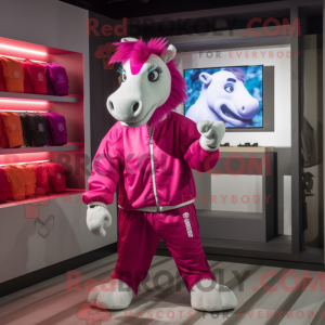 Magenta Quagga maskot...