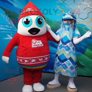 nan Shakshuka mascot costume character dressed with a Bikini and Caps