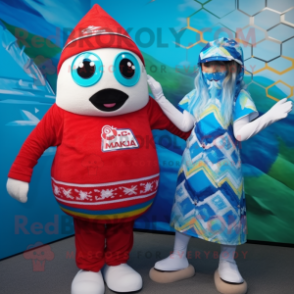 nan Shakshuka mascot costume character dressed with a Bikini and Caps
