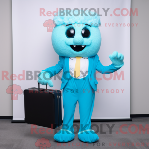 Disfraz de mascota Cyan Pop...