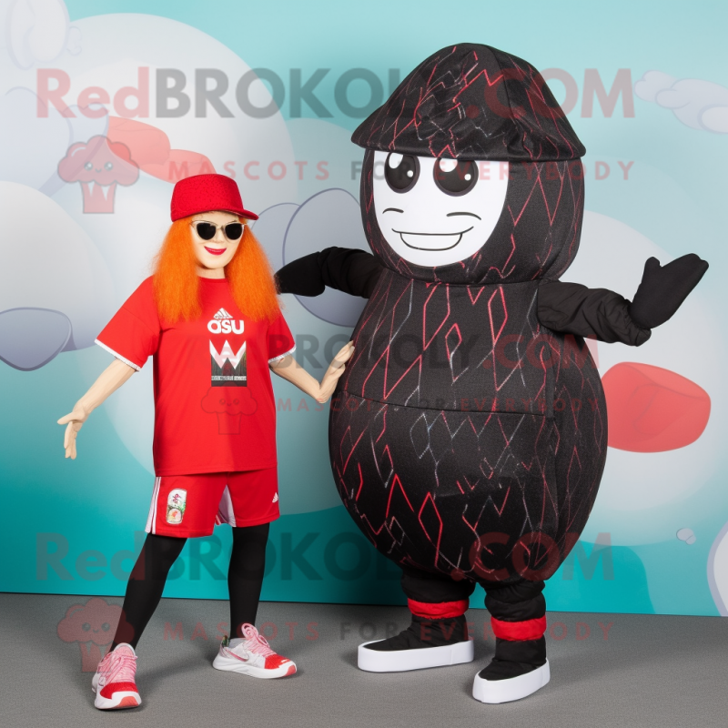 nan Shakshuka mascot costume character dressed with a Bikini and Caps