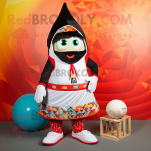 nan Shakshuka mascot costume character dressed with a Bikini and Caps