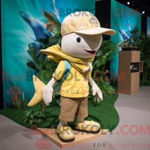 Gold Swordfish mascot...