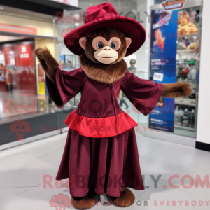 Maroon Capuchin Monkey...