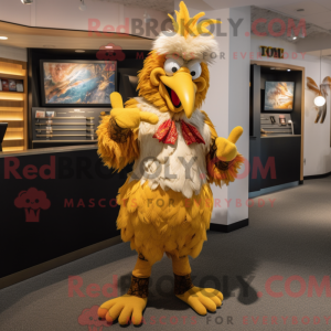 Gold Roosters máscara de...