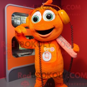 Oranje telefoon...