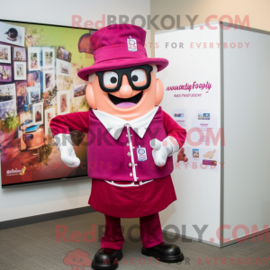 Postava maskota Magenta...
