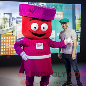 Postava maskota Magenta...