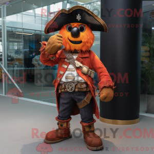 Rust Pirate maskot drakt...