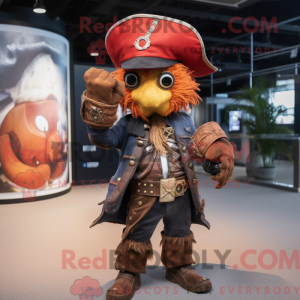 Rust Pirate-mascottekostuum...
