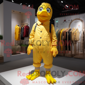Yellow Chicken mascot...