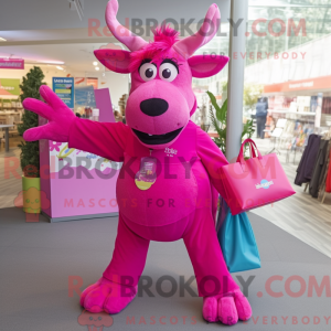 Disfraz de mascota Magenta...