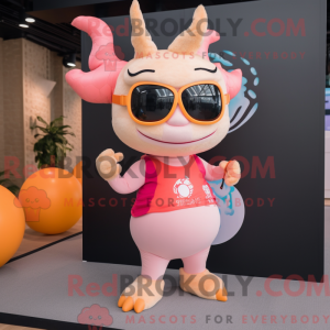 Maskotdraktfigura Peach...