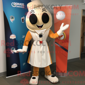 Cream Juggle mascot costume...