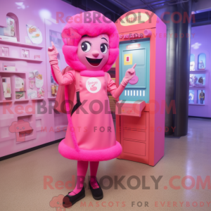 Postava maskota Pink Phone...