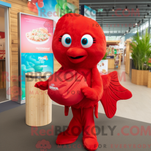 Postava maskota Red Betta...