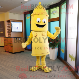 Lemon Yellow Lasagna mascot...