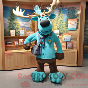 Costume de mascotte d élan...