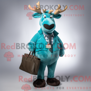 Costume de mascotte d élan...