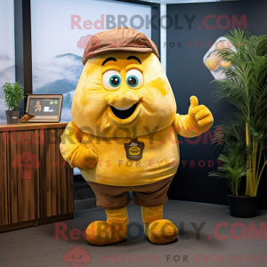 Gul kartoffel maskot...
