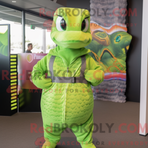 Limegrön Anaconda maskot...